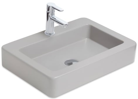 Smanni Skat BD Tezgah Üstü Lavabo Mat Gri 1000A-206